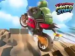 Lojë Stunt Moto Karikaturë në internet Lojë Stunt Moto Karikaturë në internet