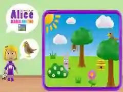 Lojë Bota e Alicës: Kërko dhe Gjej në internet