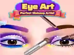 Lojë Arte e Syve: Artiste e Makeupit të Perfekt në internet