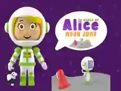 Lojë Bota e Jumpit të Hënës së Alice në internet