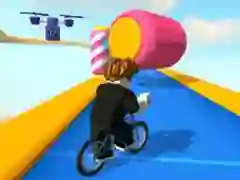 Lojë Obby Por Ti Je në një Bicikletë në internet