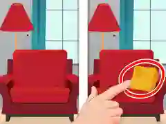 Lojë Gjej ndryshimet në internet