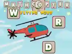 Lojë Mathcopter: Fjalë Fluturuese në internet