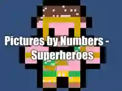 Lojë Imazhe sipas Numrave - Superheronj në internet Lojë Imazhe sipas Numrave - Superheronj në internet