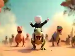 Lojë Stickman: Arena e Dinosaurëve në internet