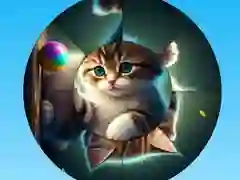 Lojë Pazulli Rreth: Grumbullo Shkrepse me Kittens të Bukur në internet