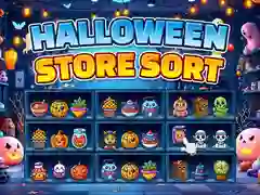 Lojë Renditja e Dyqanit të Halloween në internet