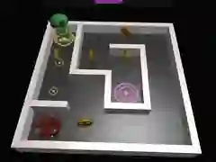 Lojë 3D Labirinti dhe Robot në internet