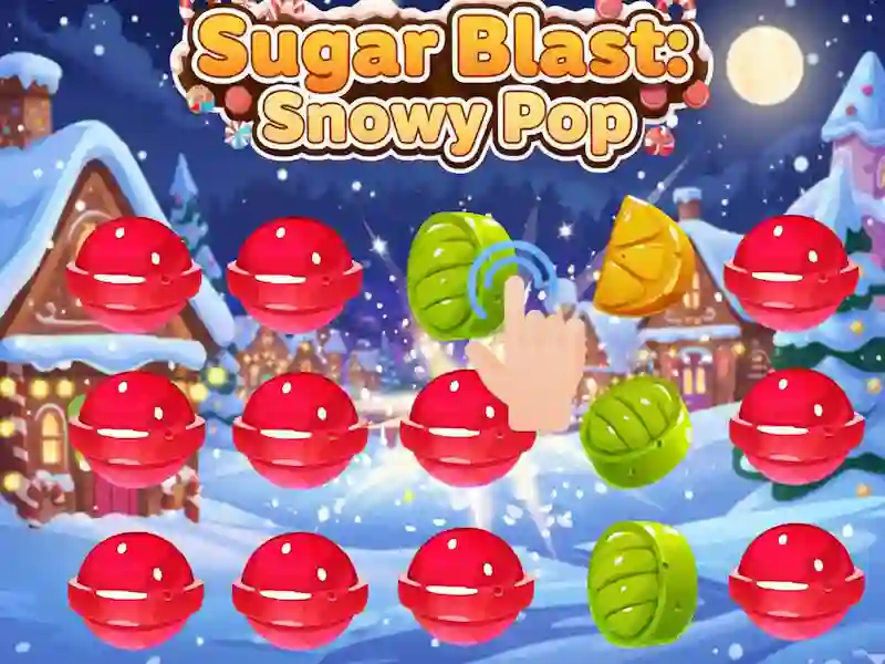 Lojë Sugar Blast: Snowy Pop në internet