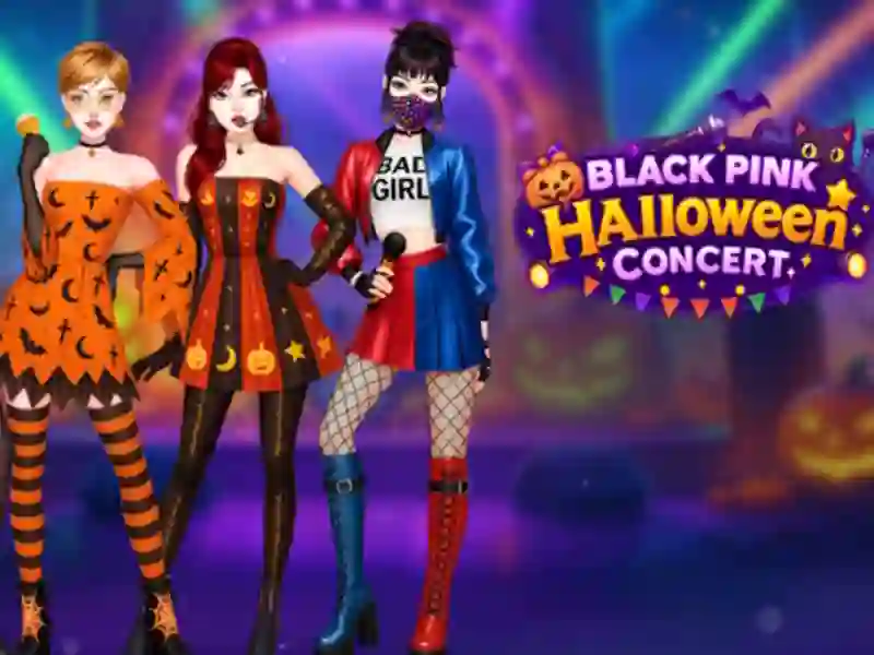 Lojë Koncerti i Halloween-it Pink Zi në internet Lojë Koncerti i Halloween-it Pink Zi në internet