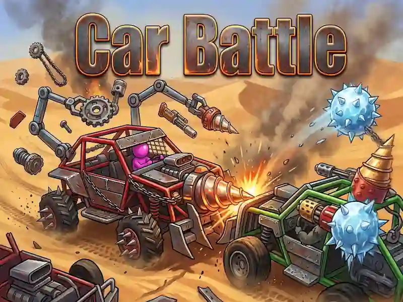 Lojë Car Battle në internet