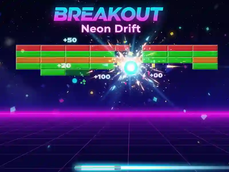 Lojë Breakout Neon Drift në internet
