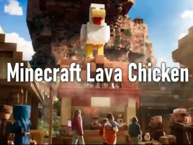 Lojë Minecraft Lava pule në internet