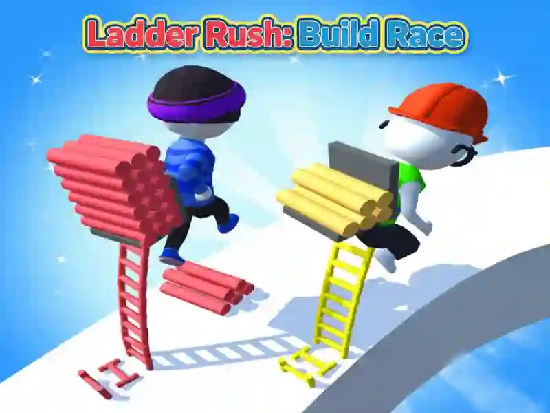 Lojë Ladder Rush: Build Race në internet