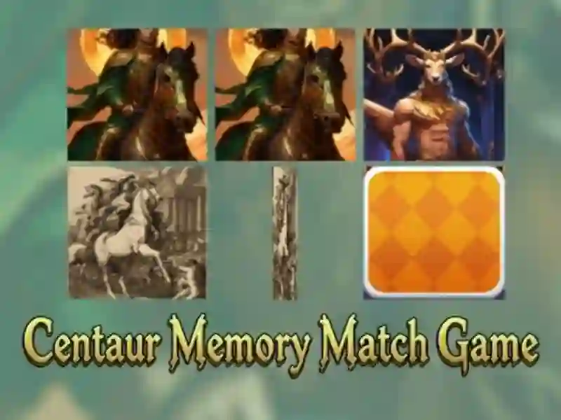 Lojë Lojë e ndeshjes me kujtesën Centaur në internet Lojë Lojë e ndeshjes me kujtesën Centaur në internet