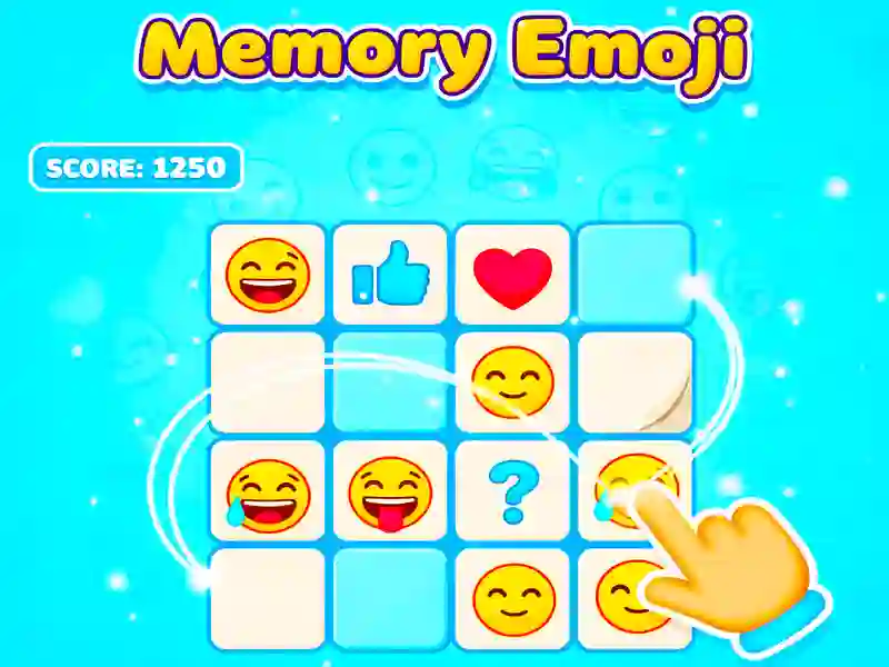 Lojë Emoji memorie në internet