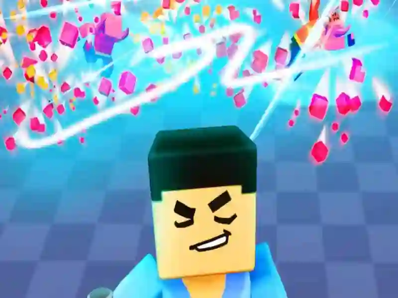 Lojë Gladiatori 3D Blloku: Vizatimi i Shpatës në internet