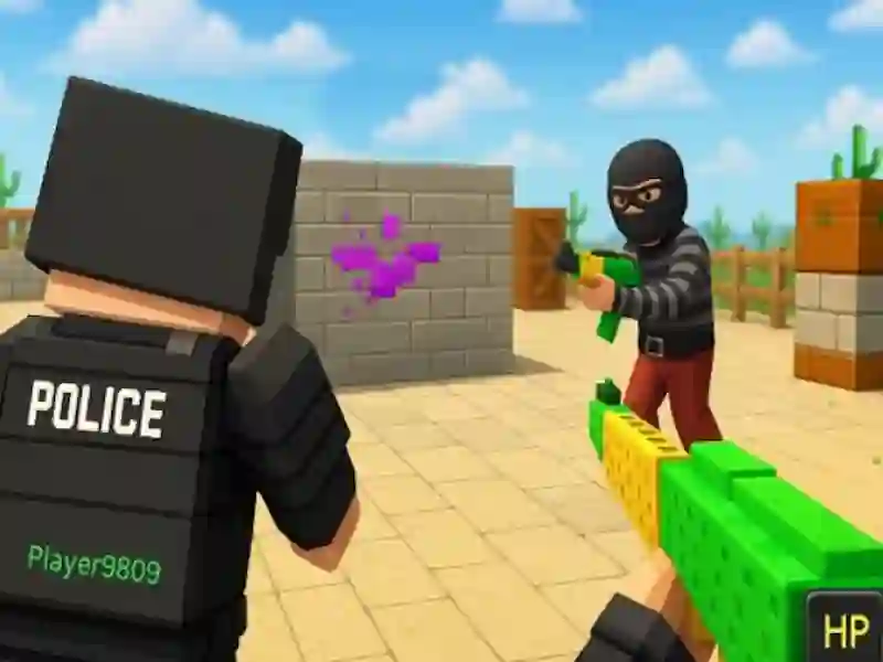 Lojë Pixel Legyfare Wars në internet