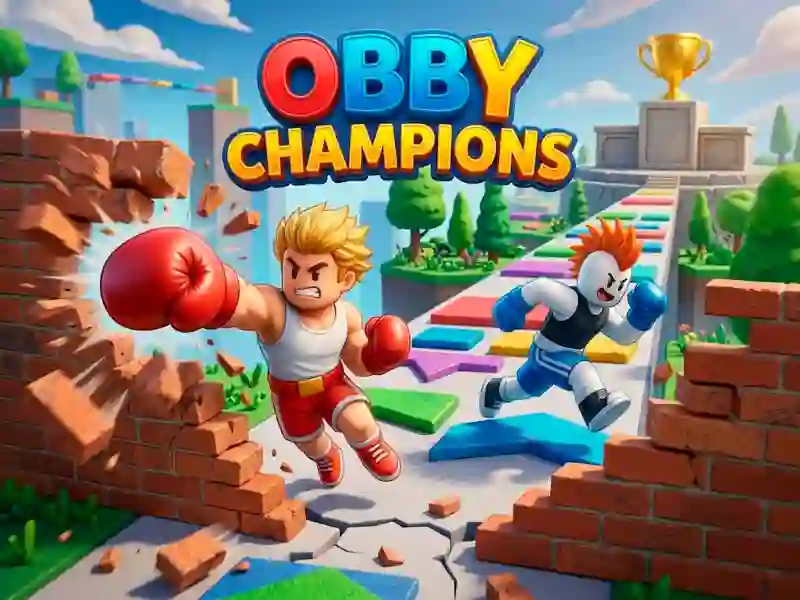 Lojë Obby Champions në internet