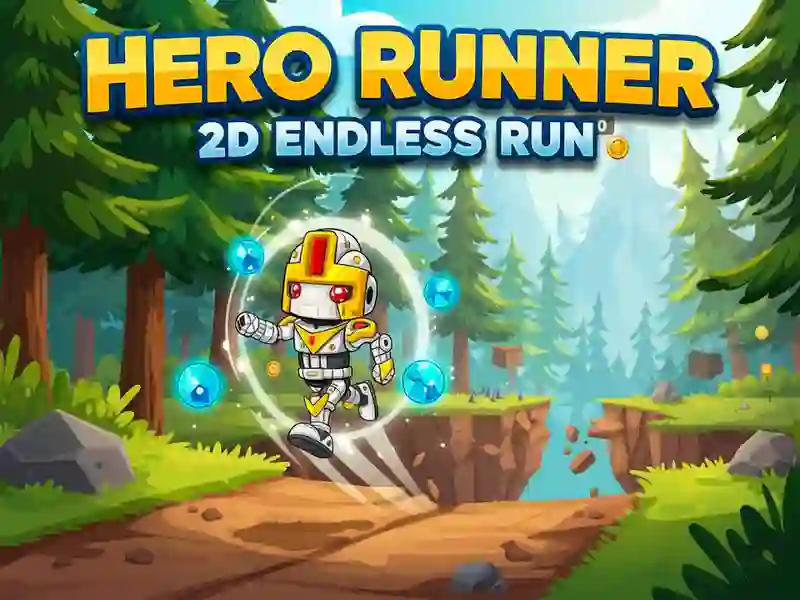 Lojë Hero Runner 2D Run pafund në internet