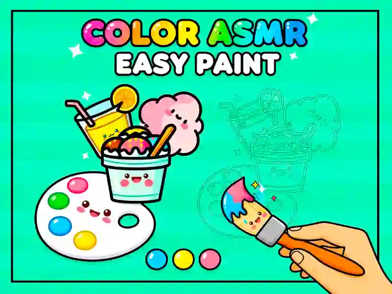 Lojë Ngjyra Asmr Easy Paint në internet
