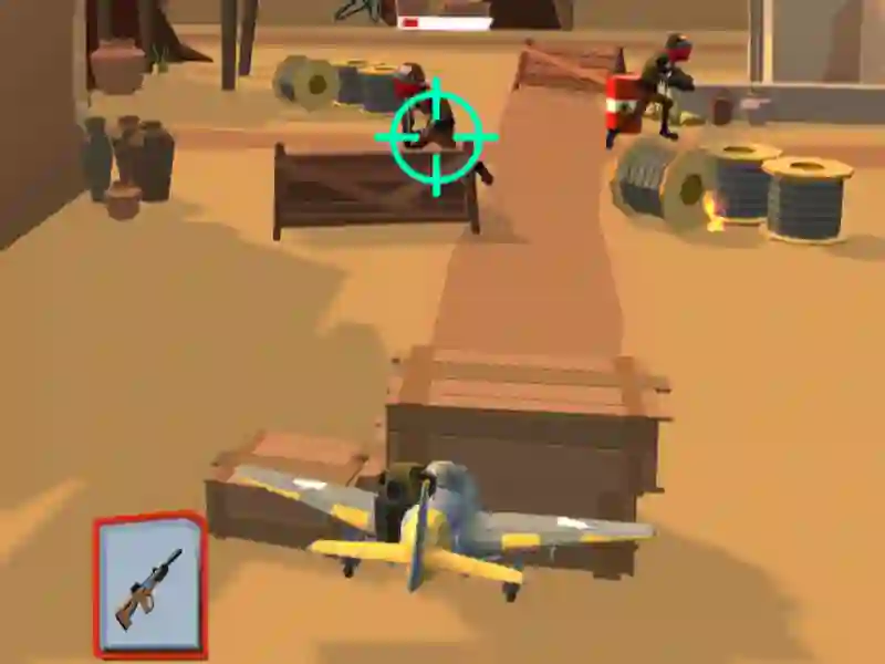 Lojë Bombardino Crocodilo Brainrot Gunner në internet