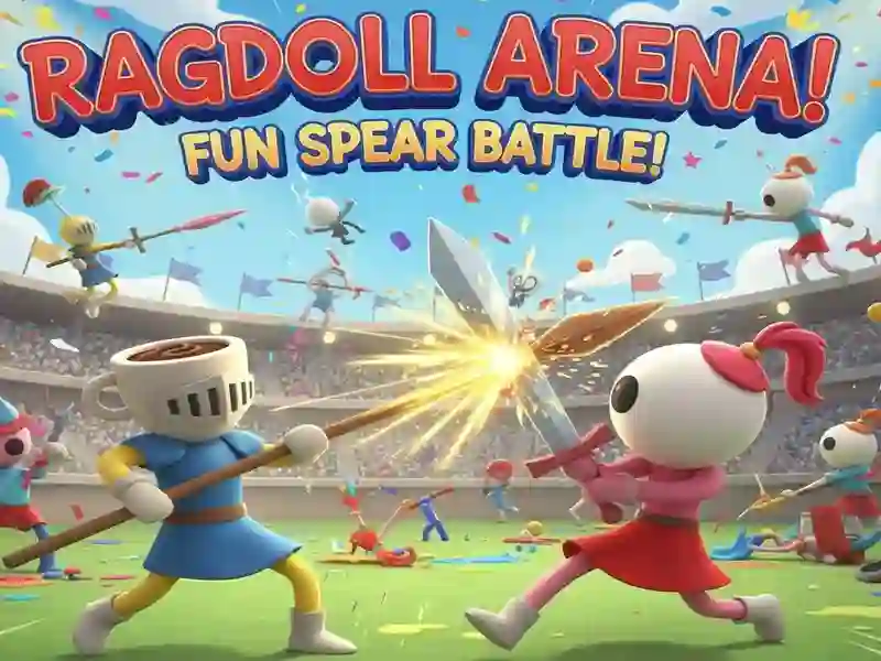 Lojë Ragdoll Arena! Beteja argëtuese e shtizës! në internet
