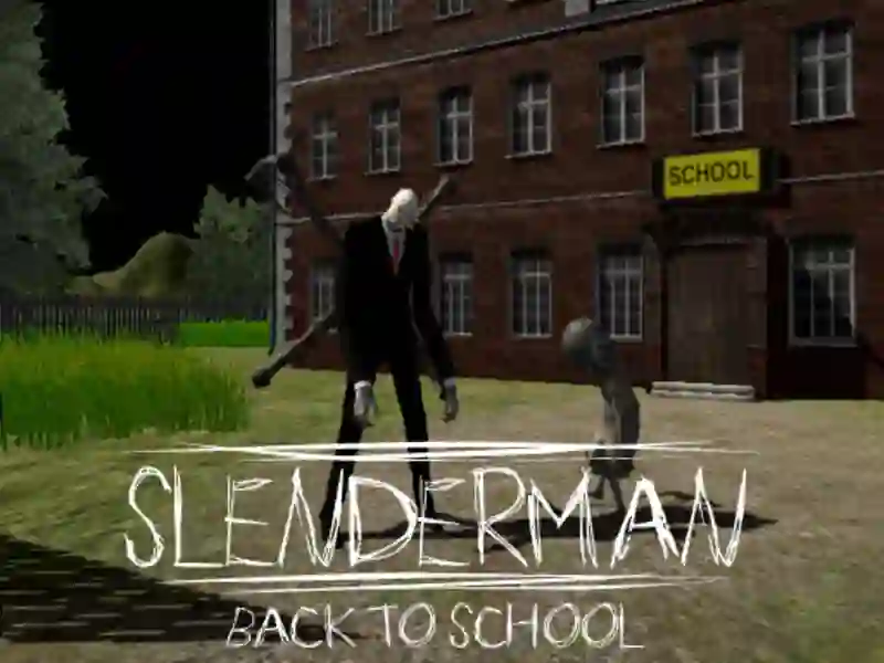 Lojë Slenderman përsëri në shkollë në internet