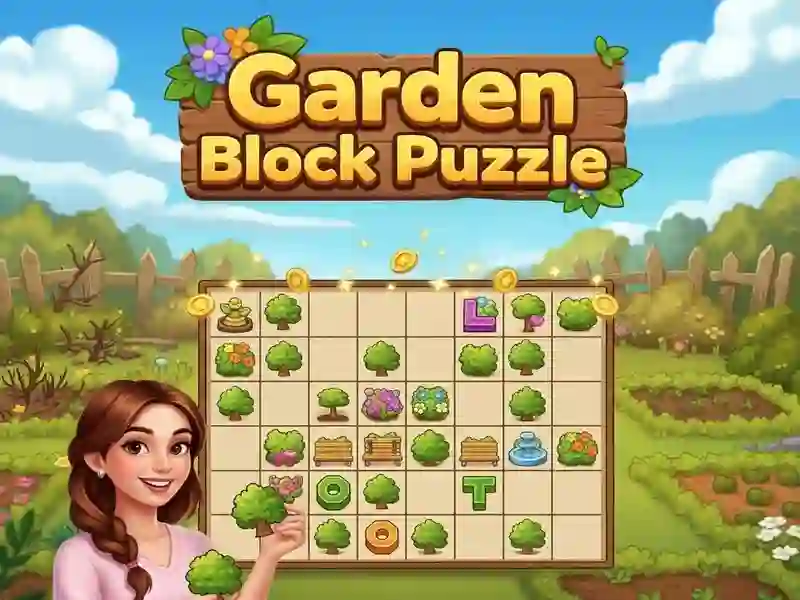 Lojë Puzzle Blloku Kopshti në internet