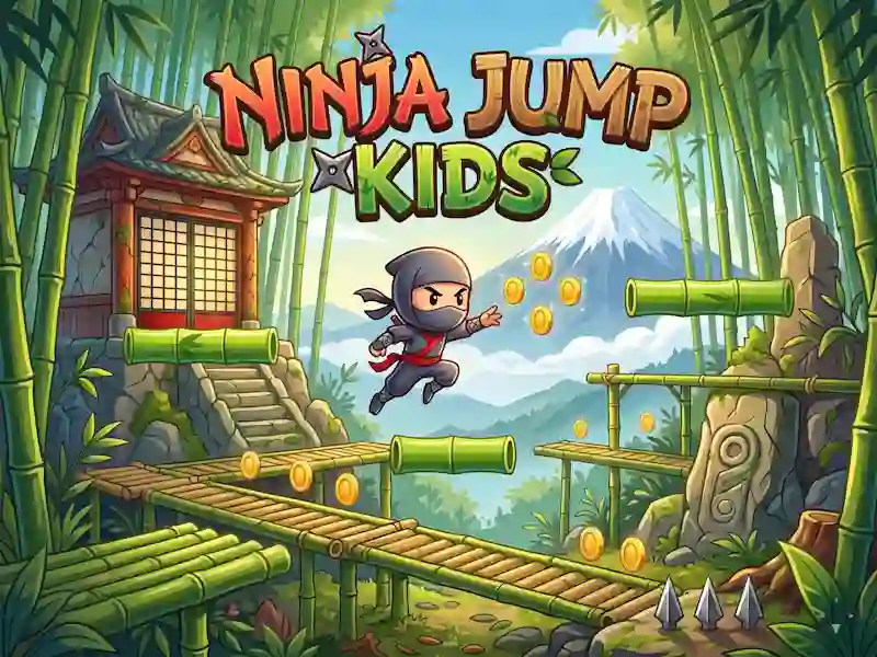 Lojë Ninja Jump Kids në internet