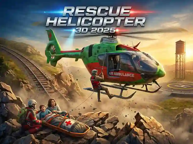Lojë Rescue Helicopter 3d 2025 në internet