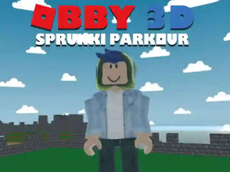 Lojë Obby 3D Sprunki Parkour në internet