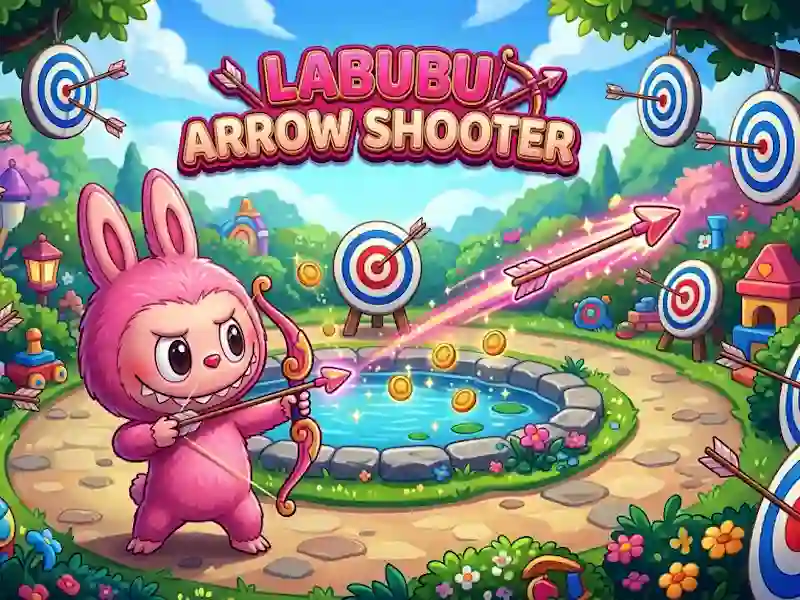Lojë Labubu Arrow Shooter në internet