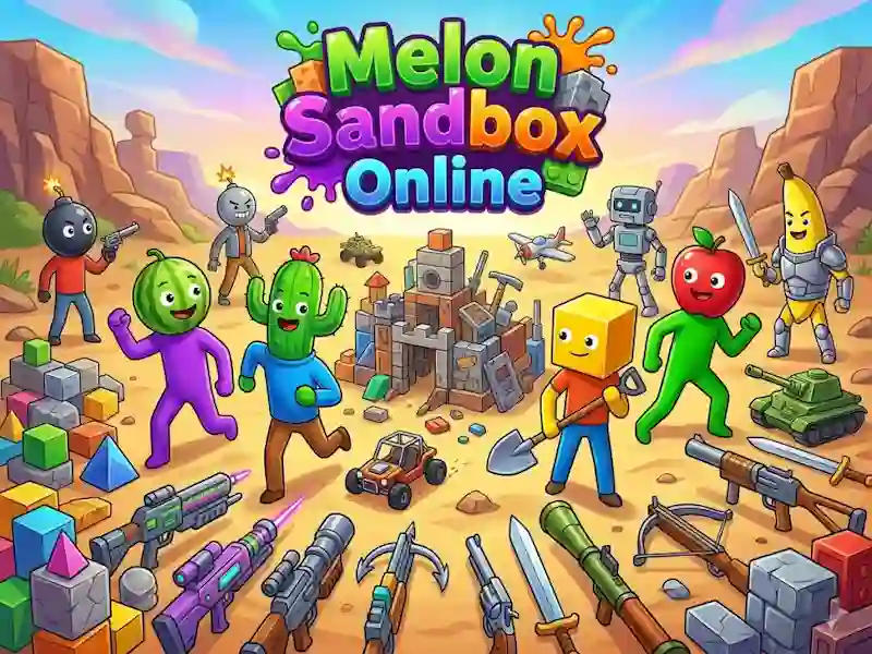 Lojë Melon Sandbox Online në internet