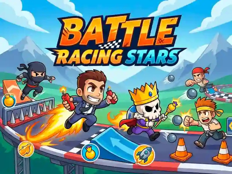 Lojë Battle Racing Stars në internet