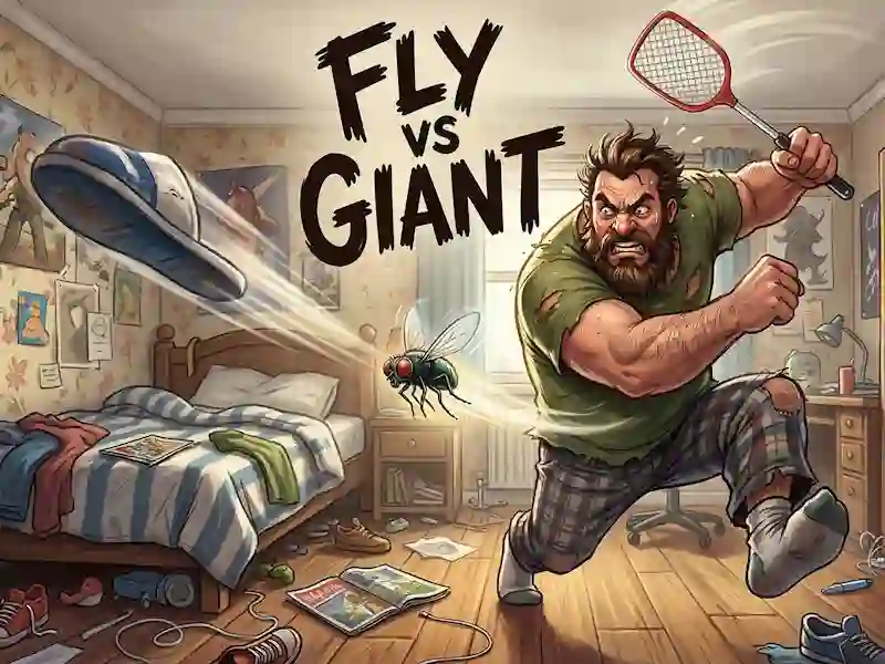 Lojë Fly vs Giant në internet