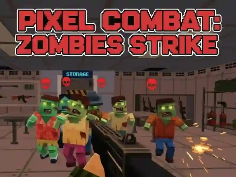 Lojë Pixel Combat: Zombies Strike në internet