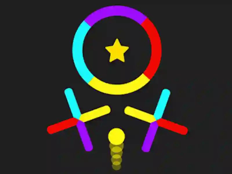 Lojë Kërcimi i topit ndërroni ngjyrat në internet