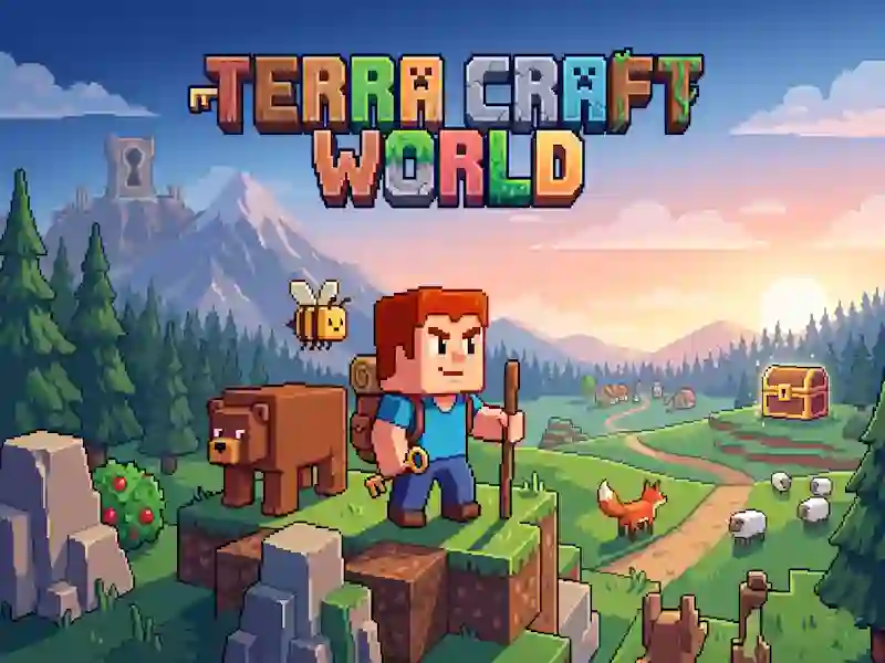 Lojë Terra Craft World në internet