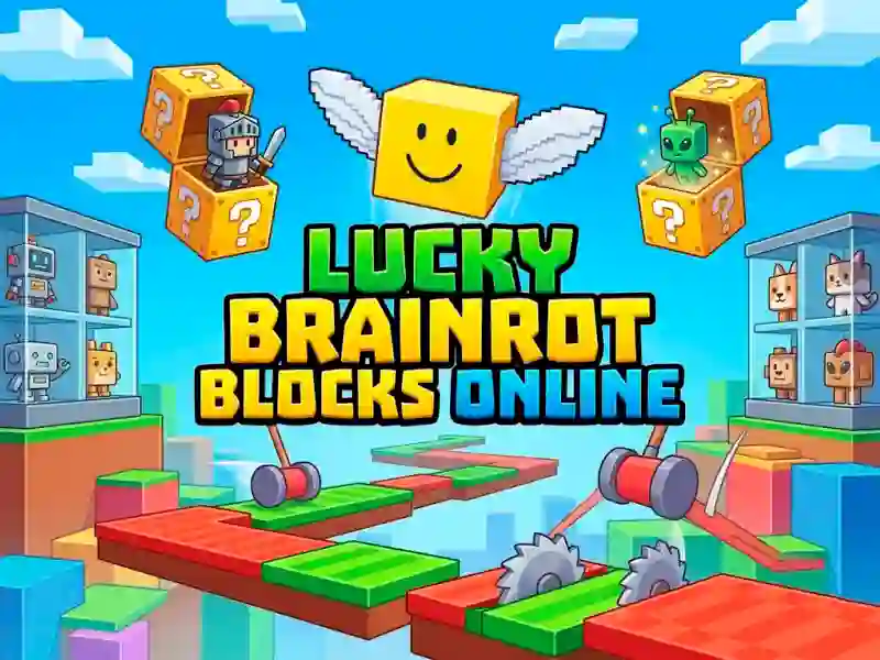 Lojë Lucky Brainrot Blocks Online në internet