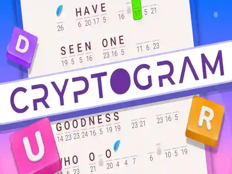 Lojë Cryptogram: Fjala e enigmës së trurit në internet