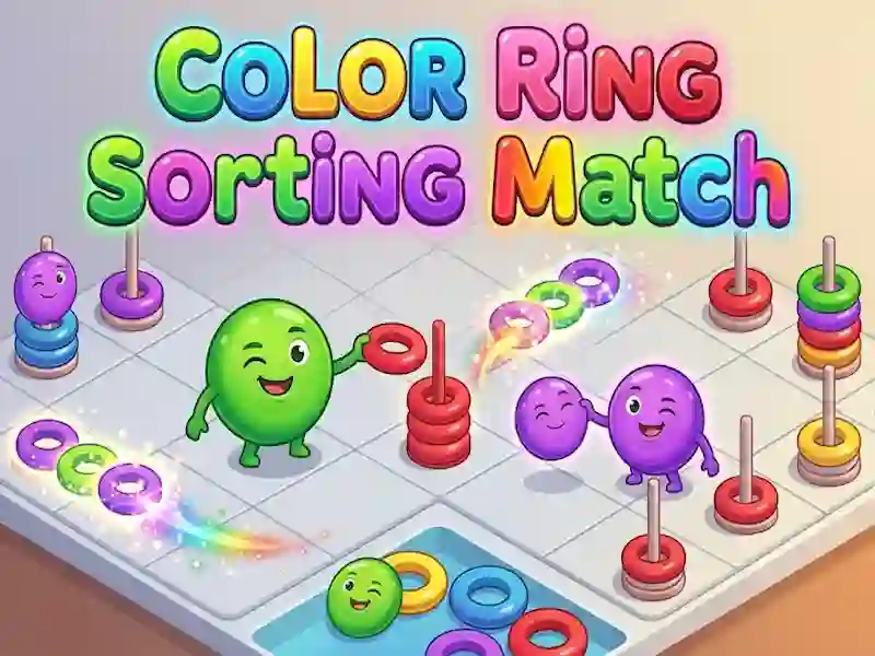 Lojë Color Ring Sorting Match në internet