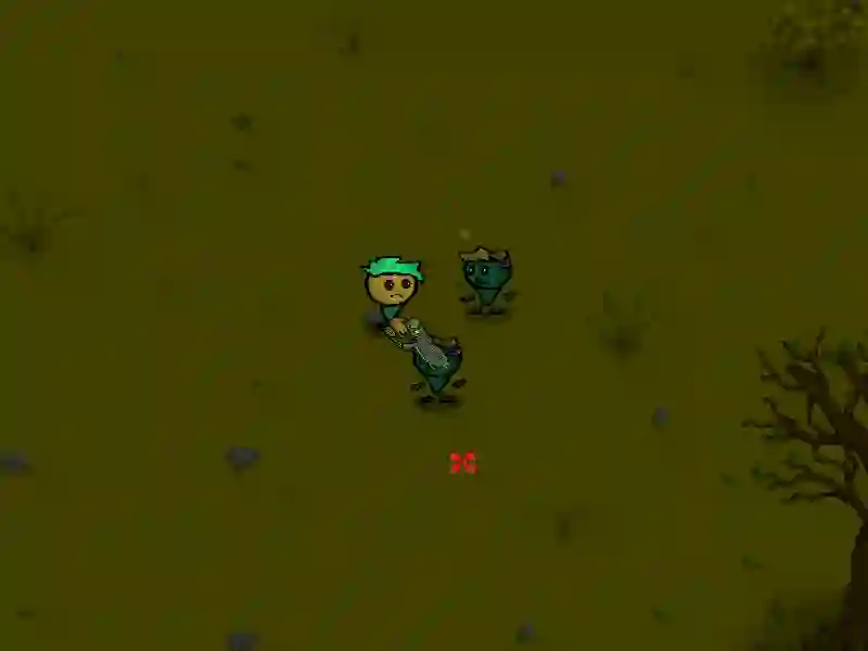 Lojë Zombie dhe armë në internet