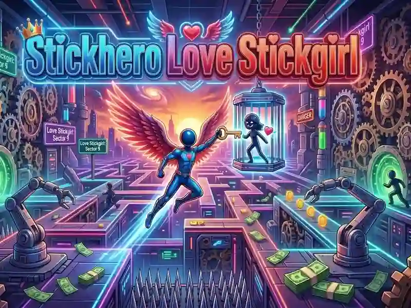 Lojë Stickhero Dashuria Stickgirl në internet