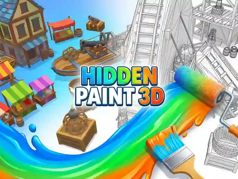 Lojë Hidden Paint 3D në internet