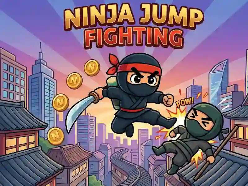 Lojë Ninja Jump fighting në internet