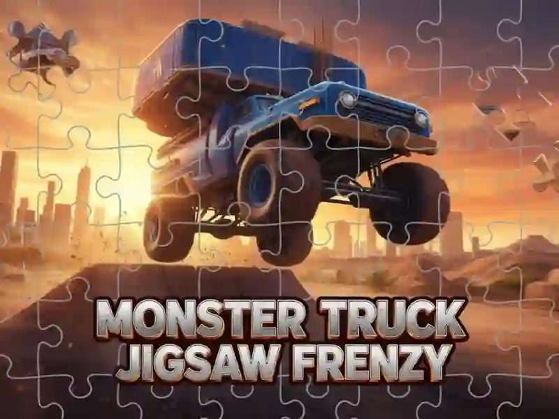Lojë Përbindësh Truck Jigsaw Frenzy në internet