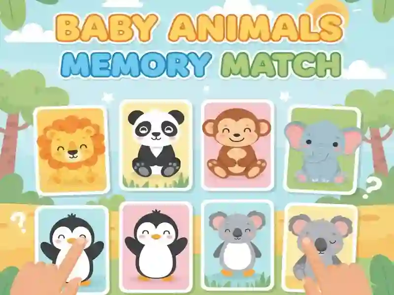 Lojë Baby Animals Memory Match në internet Lojë Baby Animals Memory Match në internet