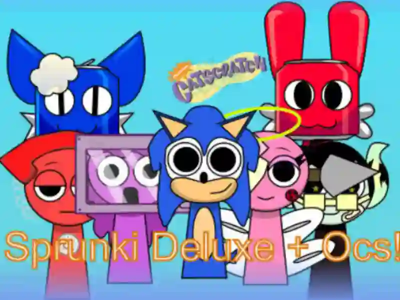 Lojë Sprunki Deluxe + Ocs! në internet