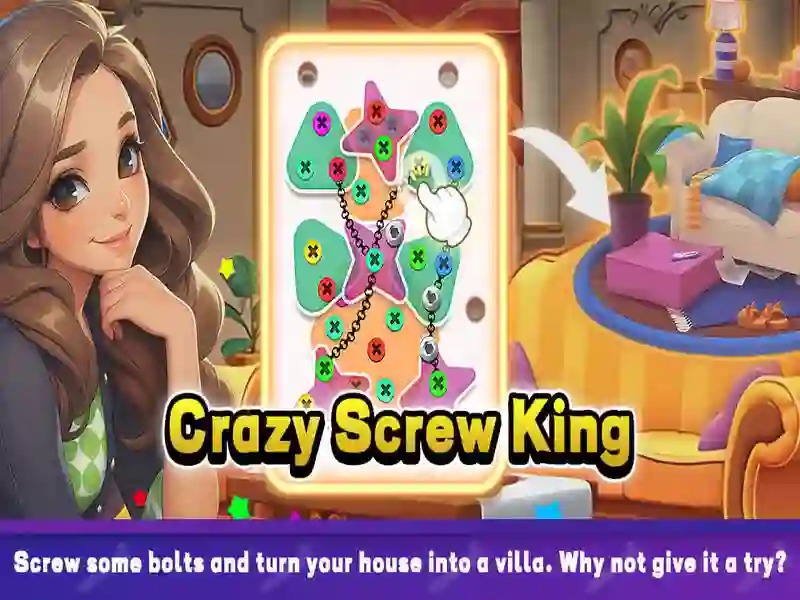 Lojë King Crazy Scred në internet